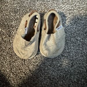 TOMS Baby Beige Slip-On Shoes